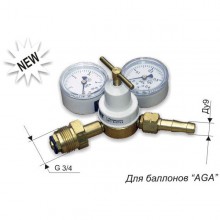 Редуктор ацетиленовый к баллону типа "АGA" БАО-5ДМ